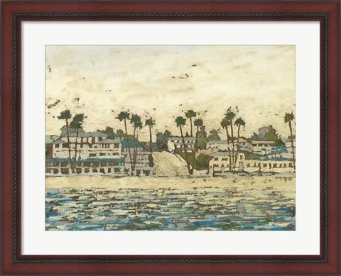 Framed Beach Coast II Print