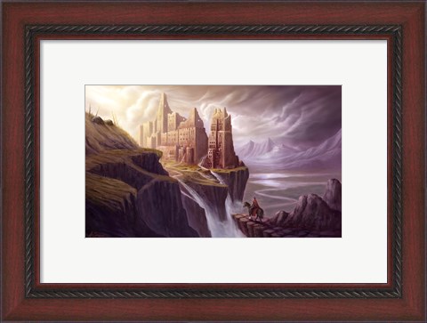 Framed Castle Ruins Print