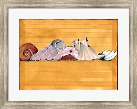 Framed Shell Vacation Print