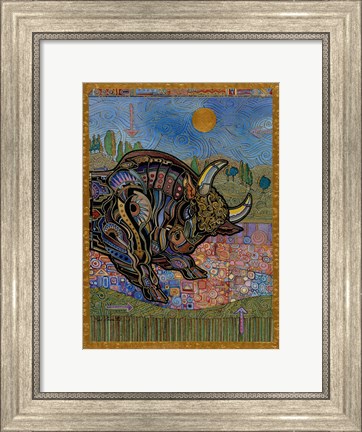 Framed Taurus Print