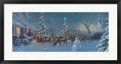 Framed Christmas Travelers 1 Print