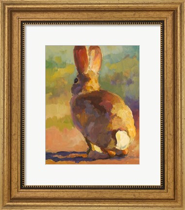 Framed Backdoor Bunny Print