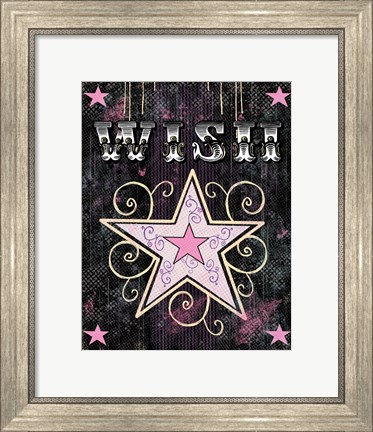 Framed Star - Wish Print