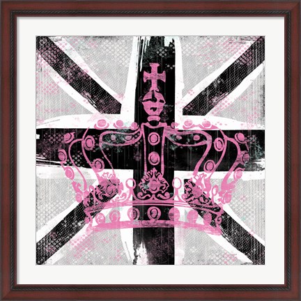 Framed Union Jack I Print