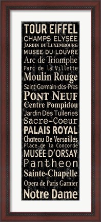 Framed Paris Print