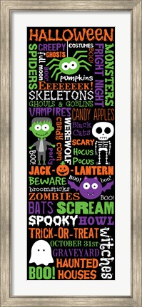 Framed Halloween Print