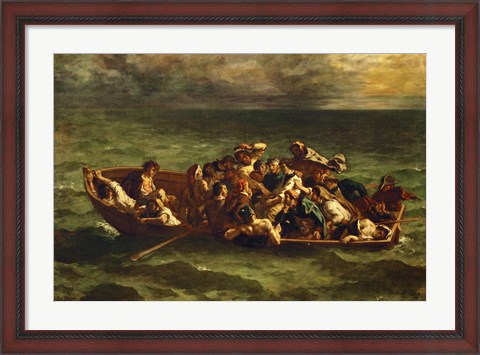 Framed Don Juan&#39;s Shipwreck, 1840 Print