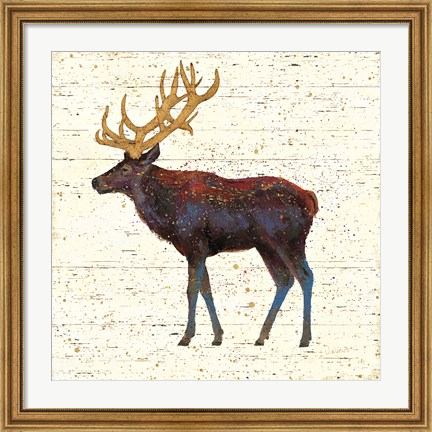 Framed Golden Nature II Print