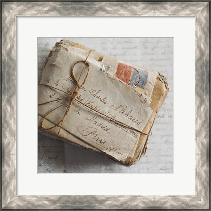 Framed Love Letters II Print