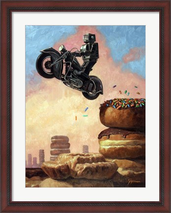 Framed Dark Rider Again Print