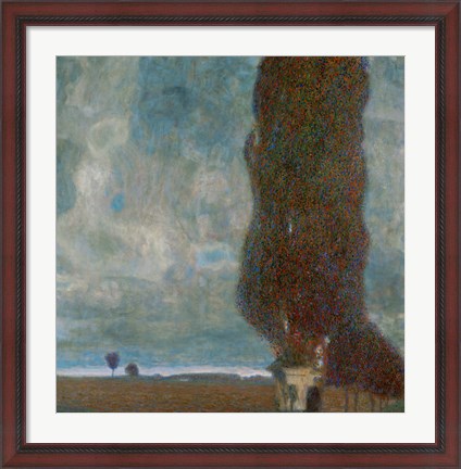 Framed Large Poplar Tree (II), 1903 Print