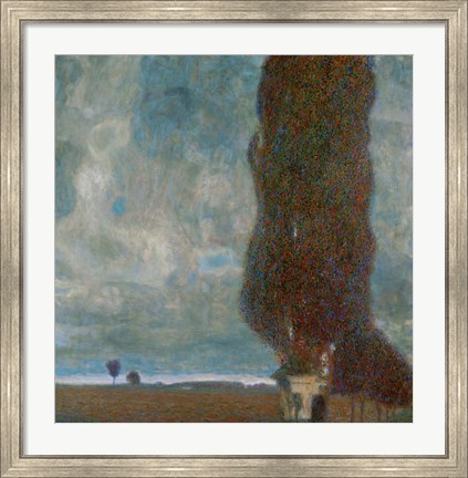 Framed Large Poplar Tree (II), 1903 Print