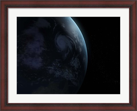 Framed Earth Print