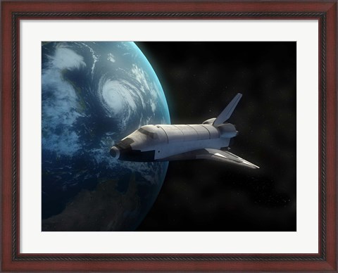 Framed Space Shuttle Print