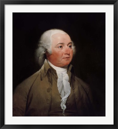 Framed President John Adams Print