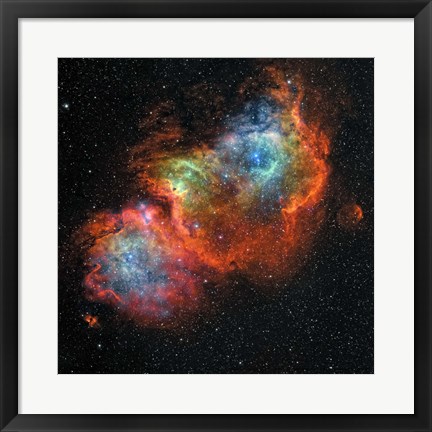 Framed IC 1848, Soul Nebula Print