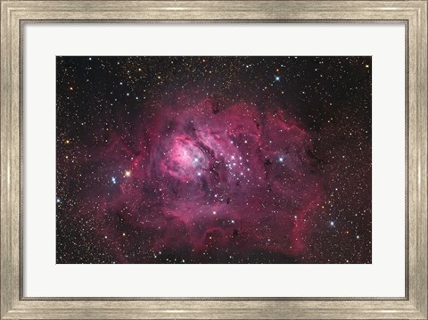 Framed Lagoon Nebula Print