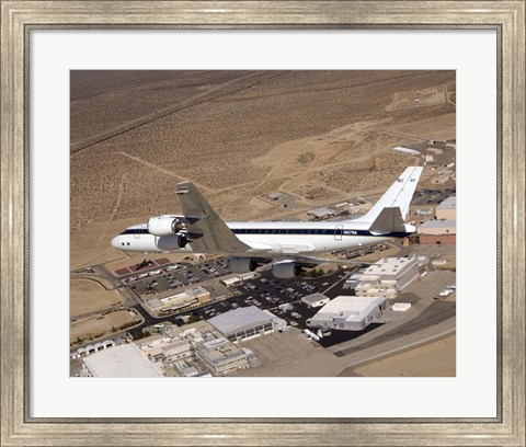 Framed NASA&#39;s DC-8 Airborne Science Lab Print