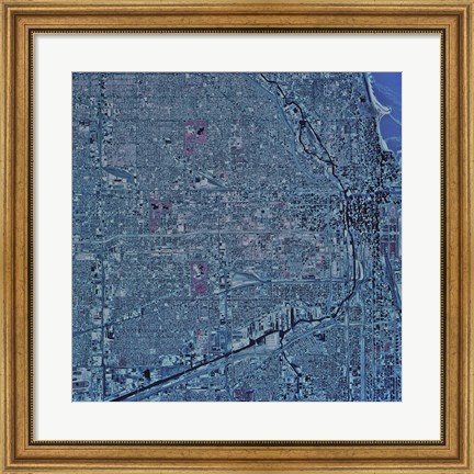 Framed Chicago, Illinois Print