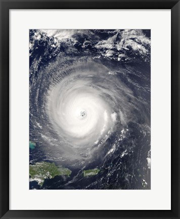 Framed Hurricane Isabel Print