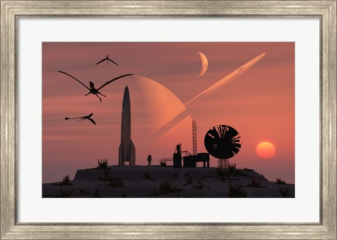 Framed Abandoned Colony Print