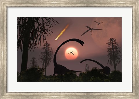 Framed Artist&#39;s Concept of Extinction Print