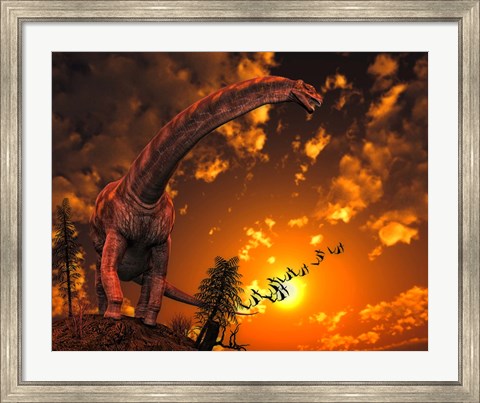 Framed Argentinosaurus Print