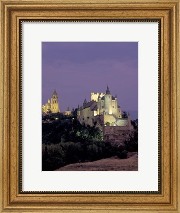 Framed Alcazar, Segovia, Spain Print