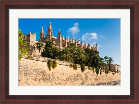 Framed Cathedral of Santa Maria of Palma, Majorca, Balearic Islands, Spain Print