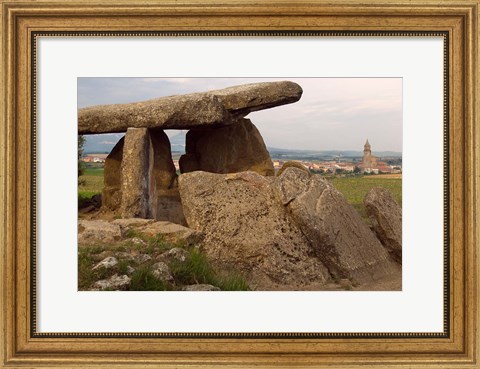 Framed Sacred burial site near Elvillar village, La Rioja, Spain Print