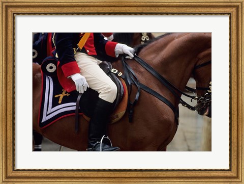 Framed Mounted Corp of Guardia Civil, Zaragoza, Aragon, Spain Print