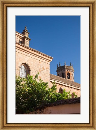 Framed Spain, Andalusia The San Mateo Church in Banos de la Encina Print