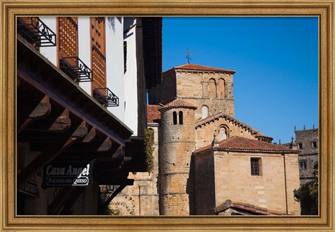 Framed Spain, Santillana del Mar, Iglesia de Colegiata Print