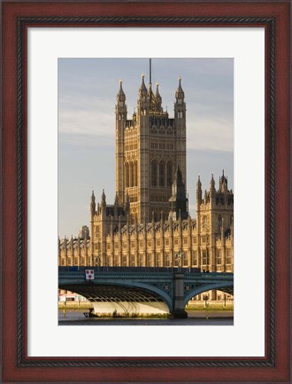 Framed Houses of Parliament, London, England Print