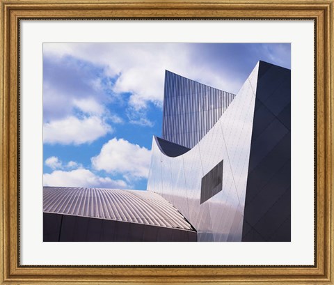 Framed Imperial War Museum North, Salford Quays, Manchester, England Print