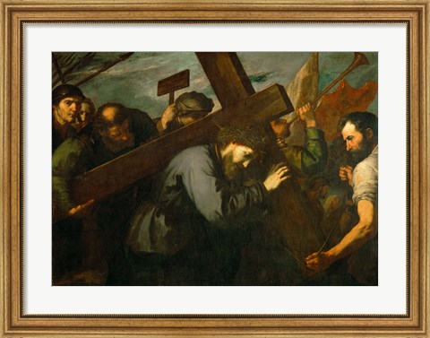 Framed Christ Carrying the Cross, c. 1630 Print