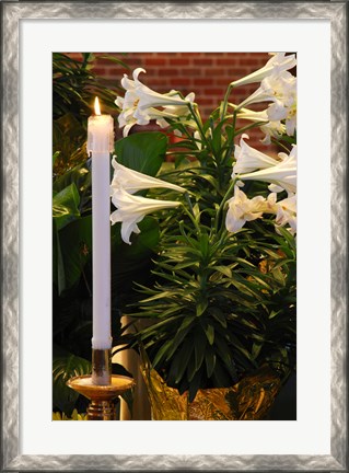 Framed Easter Flowers Print