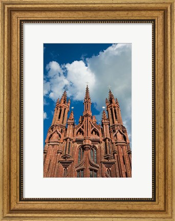 Framed Lithuania, Vilnius, St Anne, Bernardine Churches Print