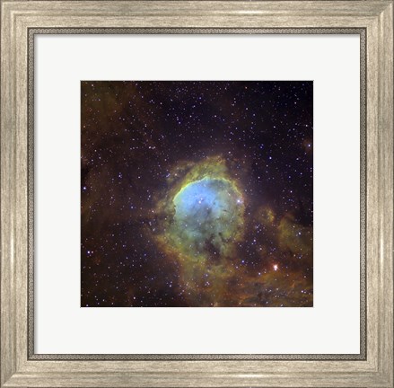 Framed NGC 3324, also known as the Gabriela Mistral Nebula located in the Constellation Eta Carinae Print