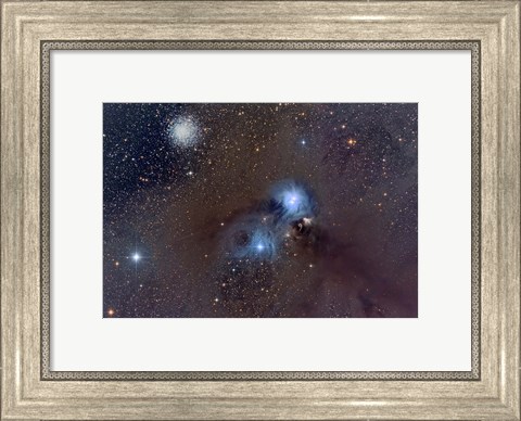 Framed Corona Australis, a Constellation in the Southern Hemisphere Print