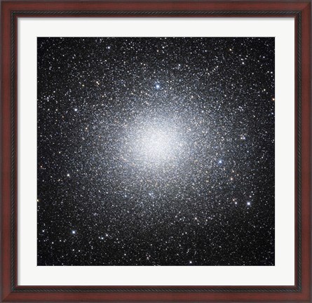 Framed Omega Centauri or NGC 5139 is a globular cluster of stars seen in the Constellation of Centaurus Print