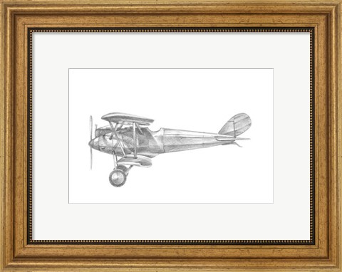 Framed Technical Flight III Print