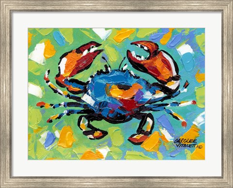 Framed Seaside Crab II Print