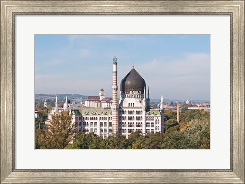 Framed Yenidze Cigarette Factory Print