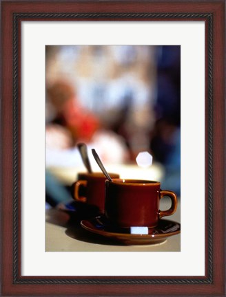 Framed Cafe, Aix En Provence, France Print