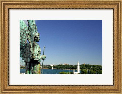 Framed Notre Dame de Bonsecours Print