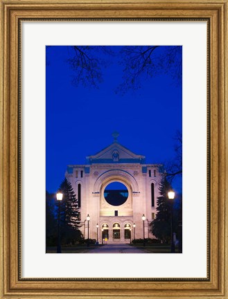 Framed St Boniface Basilica Ruins Print