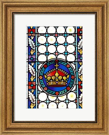 Framed Stained Glass Window Print