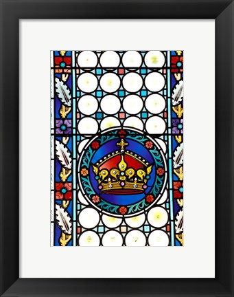 Framed Stained Glass Window Print