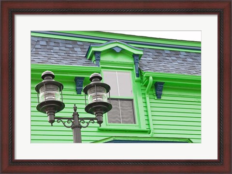 Framed Canada Lunenburg Architechture Print